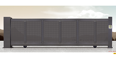 無(wú)軌鋅鋼平移門6